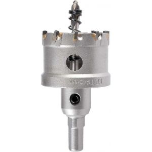 Coupe-trou à dents en carbure de tungstène de 45 mm,foret de scie cloche TCT pour acier inoxydable,tôle,métal (45 mm) - Neuf