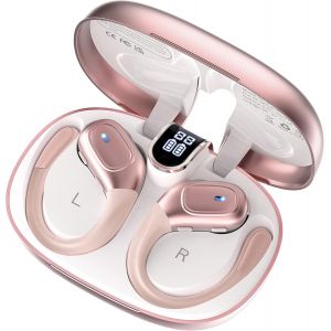 Ecouteur Bluetooth Sans Fil Sport, Écouteur Sans Fil Bluetooth 5.3 Avec 2 Hd Mic, Oreillette Bluetooth 90H Affichage Led, Réduction De Bruit, Casque Bluetooth Ip7 Etanche Pour Ios Android - Neuf