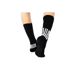 Chaussettes De Yoga Antid&eacute;rapantes Pour Hommes - Chaussettes De Sport Noires Avec Picots En Silicone - Neuf