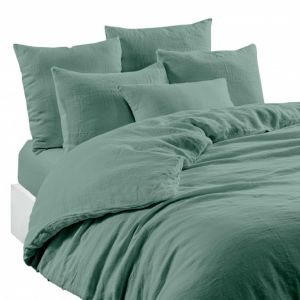 Housse De Couette Harmony En 100% Lin Lav&eacute; - Neuf