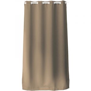 Rideau Oeillets Chaby 140x240 Cm 100% Polyester Bachette Naturel - Neuf