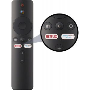 Leyf Télécommande de Rechange pour Xiaomi Mi Stick - Compatible avec Mi Box S/Mi Box 4X/MI TV P1, Q1, 4S, 4K, 4A, Q1E (XMRM-00A) - Bluetooth et Commande vocale - Neuf