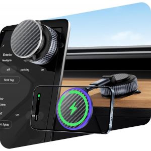 15w Support Telephone Voiture Induction Pour Magsafe [R&eacute;glable &Agrave; 360&deg;] Magnetique Charge Rapide Sans Fil Avec Ventouse &Eacute;lastique Am&eacute;lior&eacute;e 17 Pour Iphone 16 Pro Max 15 14 13 12 Plus - Neuf