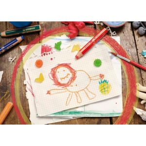 Tianyi-Woody 3in1 - Crayon De Couleur - Lot X 5 Crayons De Coloriage - Vert Pastel - Neuf