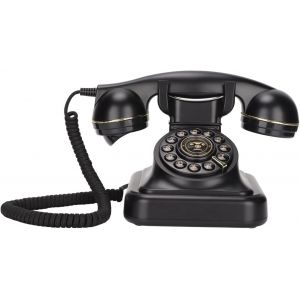 T&eacute;l&eacute;phones Anciens, T&eacute;l&eacute;phone Fixe Filaire R&eacute;tro Europ&eacute;en Avec Cordon T&eacute;l&eacute;phonique, T&eacute;l&eacute;phones Fixes Vintage Pour La Maison, L'H&ocirc;tel, Le Bureau - Neuf