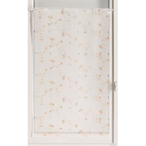 Voilage Modulable Brod&eacute; Ginko - Neuf