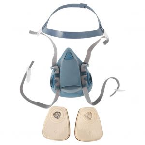 Kit de cartouche filtrante pour masque a gaz organique, masque de protection, protection de securite - Neuf