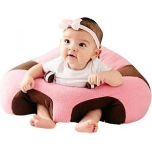 Gobrobk Transat Bébé Chaise Cébé Aassis Confort Doux Velours Jouet Support Pour S'asseoir Dans Maison 45*30cm 3-16 Mois( Rose ) - Neuf