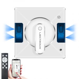 Liectroux YW509 Robot Nettoyeur de vitres,pulv&eacute;risation Automatique &agrave; Double Direction avec Triple syst&egrave;me de s&eacute;curit&eacute;, 3800pa - Neuf