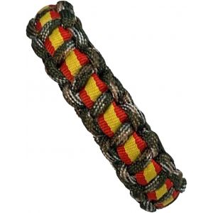 Eryi-Bracelet Drapeau De L'espagne Pour Homme Et Femme. Bracelet En Corde Tressée. Bracelet En Cuir Et Tissu Espagnol Avec Fermoir. - Neuf