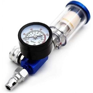 Pistolet Ajuster Régulateur de pression d'air Jauge d'eau Huile Piège Filtre Séparateur - Neuf