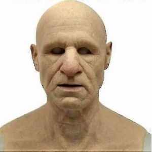 Latex Vieil Homme Masque M&acirc;le D&eacute;guisement Cosplay Costume Halloween R&eacute;aliste F&ecirc;te Accessoires Newway - Neuf