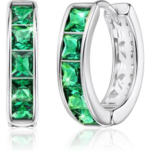 Linawe Petites Créoles, Boucles D'oreilles En Forme De Piercing, Boucles D'oreilles Hélicoïdales, Bijoux Sans Nickel Pour Femmes, Mini-Créoles En Or Rose Et Argent - Neuf