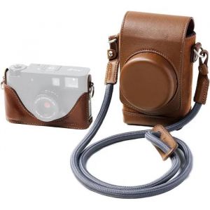 SMALLRIG &Eacute;tui en Cuir pour FUJIFILM X, Sac R&eacute;tro avec Demi-&Eacute;tui, Poche Carte et Bandouli&egrave;re (Marron) - 5218. - Neuf