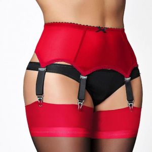 Dentelle Cuisse-Hauts Bas Porte-Jarretelles Bretelle G-String Set - Neuf