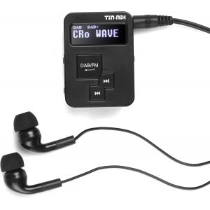 DTUB-Tin-Nik Dab-379 Radio Numérique Portable Dab Dab+/Dab/Fm Mini Radio De Poche Dab Pour Le Sport,La Marche,La Course À Pied Ou Le Vélo,Batterie Rechargeable,Écouteurs Stéréo Inclus - Neuf