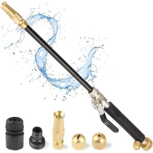 Jet Nettoyeur Haute Pression Hydrojet avec buse Haute Pression Pistolet &iquest;&iquest; Eau Waterjet Haute Pression Tuyau d'eau Haute Pression avec 3 Buses Nettoyeur Haute Pression Lanze Jet Spray - Neuf