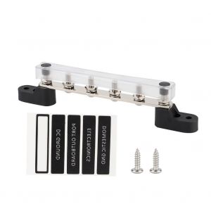 Barre omnibus marine pour camping-car, boite de jonction electrique a 6 voies, barre omnibus a goujon, 100 A, 12 V - Neuf