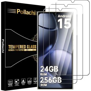 JGD-Verre Tremp&eacute; pour Oukitel C61/C61 Pro/C62/C62 Pro[Lot de 3] Film en Protection ecran,Duret&eacute; 9H,Sans Bulles,Anti Rayures Vitre Protecteur d'&eacute;cran pour Oukitel C62/C61 Pro/C61/C62 Pro - Neuf