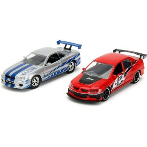 KAJGL-Toys Fast& Furious Twin Pack 1:32 Wave 4/2-Voiture Miniature-Kit De Jeu - Neuf