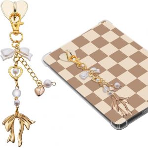 KALANKA-2 Pi&egrave;ces Pendentifs pour T&eacute;l&eacute;phone Bijoux de Liseuse Electronique Portable Breloques Y2K Mignonnes T&eacute;l&eacute;phone Portable Tablette Charms Porte-Cl&eacute;s Sac &agrave; dos (Set B) - Neuf