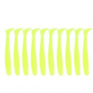 Lot De 10 Leurres Artificiels En Plastique Souple De 5 Cm Pour Poissons, Appats Pour Vers, Larves, Accessoires Pour Materiel De Peche G - Neuf