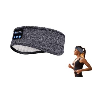 &Eacute;couteurs sans fil Bluetooth avec bandeau pour dormir et faire du sport (course &agrave; pied). - Neuf