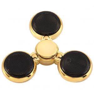 Nouveau Design Led Bluetooth Musique Jouer Appel Mains Libres Edc Spinner Jouet Anti-Stress A Main (Or) - Neuf
