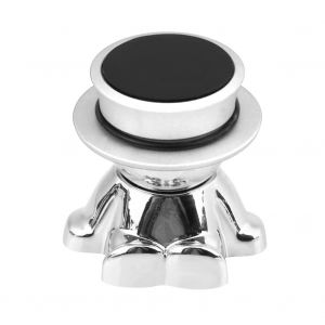 Support Magnetique De Telephone Pour Voiture, Rotation A 360¡Ã, Support De Tableau De Bord Pour Telephone Portable, Argent - Neuf