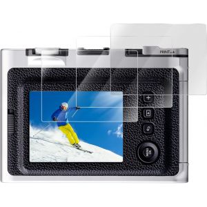 Lot de 3 films de protection d'écran LCD pour appareil photo instantané Fujifilm Instax Mini EVO/X-Pro1,film en verre trempé 0,25 mm dureté 9H pour Fuji instax evo/ XPRO1 - Neuf