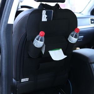 Lot de 3 sacs de rangement noirs pour siège auto, pour siège avant et arrière, avec rangement pour ordinateur portable et tablette - Neuf