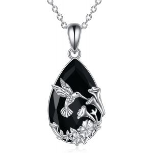 Collier Lapin/Éléphant Argent Sterling Pendentif Animaux Mère Fille Bijoux Cristal Cadeaux Pour Femme Fille - Neuf