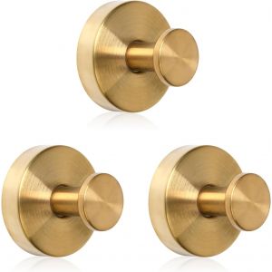 3 Pièces Crochet Ventouse Salle de Bain,Crochets à Ventouse en Acier Inoxydable,Crochets à Ventouse sans Perçage ,pour Salle de Bain,Cuisine,Salon,Surface Lisse.[E107] - Neuf