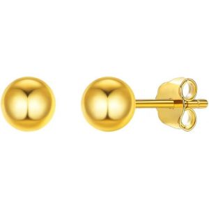 Clous Et Puces Boucle D'oreilles Femme 3mm,5mm,7mm Clou D`Oreille Boucle D'oreille Boule En Argent 925 Platine/Plaqu&eacute; Or Jaune Cadeau De Noel,Emballage Cadeau, Bijoux Pour Elle - Neuf