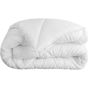 Couette 1 Place - Fabrication Fran&ccedil;aise - Blanc - 140 X 200 Cm - Neuf