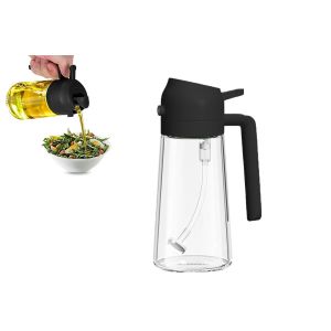 Bouteille De Cuisine Distributrice Et Vaporisatrice D'huile D'olive De 470 Ml - Neuf