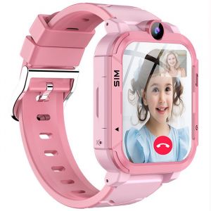 Blackview Z20 Montre Intelligente pour enfants 800mAh 1.83" Smartwatch Sport 4G GPS Wifi SOS - Rose - Neuf