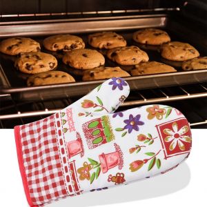 HJLIAN 1 gant de cuisine antiderapant en coton resistant a la chaleur pour four a micro-ondes - Neuf