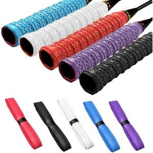 Ruban Antidérapant De Qualité Supérieure Pour Raquettes ¿ 5 Rouleaux Pour Badminton, Tennis, Squash Et Plus Encore ¿ Absorbe La Transpiration, Confortable, Couleurs Vives - Neuf