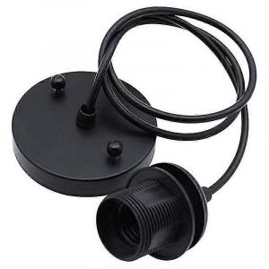 Douille De Lampe Suspendue E27,Luminaire Industriel Rétro Avec Câble Et Lampe Suspendue E27 Pour Accessoires De Lumière De Bricolage De Suspension - Neuf