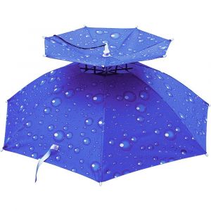 Chapeau Parasol Pliable L&eacute;ger Avec A&eacute;ration, Id&eacute;al Pour La P&ecirc;che Et La Marche, Syst&egrave;me De Ventilation, Tissu R&eacute;sistant, Bandeau R&eacute;glable Pour Un Bon Maintien, 58 Cm De Diam&egrave;tre, Facile &Agrave; Transporter - Neuf