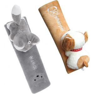 Subzonal-2 Pi&egrave;ces Coussin De Ceinture De S&eacute;curit&eacute; Pour Enfants, Ceinture De S&eacute;curit&eacute; De Voiture &Eacute;pauli&egrave;re, Coussin De Ceinture De S&eacute;curit&eacute; Amovible, Pour Ceintures S&eacute;curit&eacute;, Sacs &Agrave; Dos, Poussettes (2 - Neuf