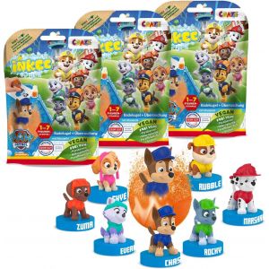 ERYI-Craze Pat Patrouille | Pack De 3 Bombes De Bain Enfant , 3X Boules De Bain Avec Jouet Pat Patrouille À L'Intérieur , Arôme Cola, Tésté Dermatologiquement - Neuf