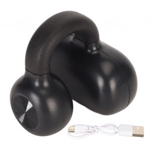 Casque Bluetooth HiFi a clip, reduction du bruit, rechargeable, sans fil, pour le sport, noir - Neuf