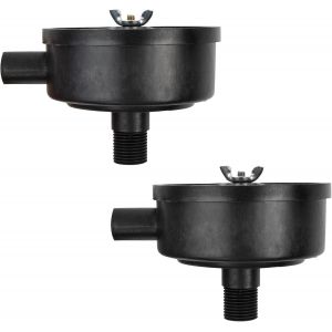JEXNOVASHOP-Filtre Silencieux Compresseur D'air Accessoires, &agrave; air Comprim&eacute; 1/2"" 20mm Male Filetage Plastiques Coque Air Compresseur Silencieux Filtres pour Les Chaudi&egrave;res &agrave; Compresseur D'air 2 Pi&egrave;ce - Neuf