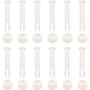 Lot de 12 goupilles de joint de piscine en plastique pour cadre de piscine Intex de 3 à 3,7 m - Neuf