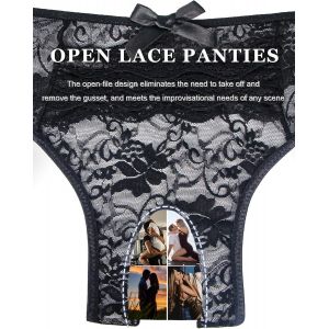 Kalanka-Grande Taille String Ficelle Femme Chic Hot Culotte Chic Tanga Dentelle Shorty Chic Slip Brésilien Lingerie Hot Tenue Sous-Vêtement Féminins - Neuf