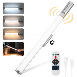 Lampe Detecteur De Mouvement Interieur, Lampe De Placard Rechargeable Everbrite, 3 Modes, 2600mah Batterie, Dimmable, Telecommande, Lumiere Reglable 3000k/4000k/6500k Pour Armoire, Cuisine, Escalier - Neuf