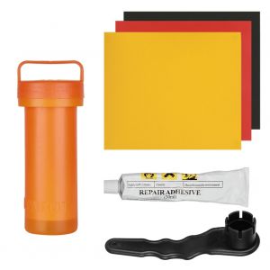 Kit De Reparation De Kayak Pour Bateau Gonflable, Colle, Cle A Valve, Bouteille - Neuf