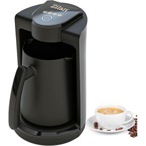 Machine À Café Simple | Petite Machine À Café Filtre | Petite Machine À Café | Machine À Café Unique | Interrupteur Tactile | Acier Inoxydable | 1-4 Tasses - Neuf